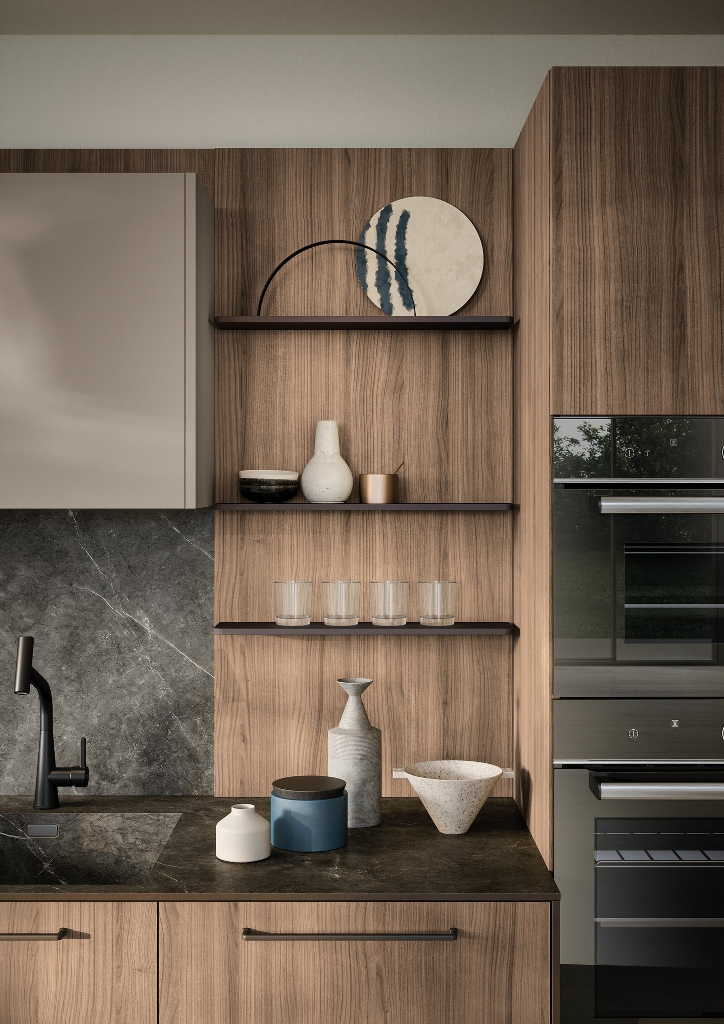 DOMINO 02 - Cucina lineare moderna e robusta