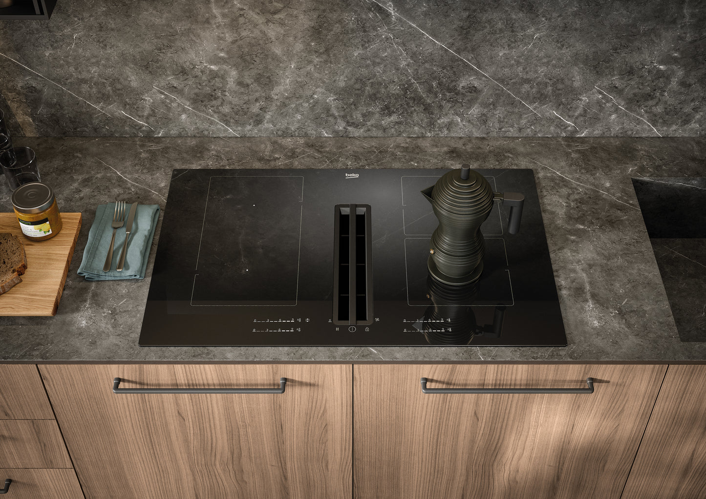 DOMINO 02 - Cucina lineare moderna e robusta