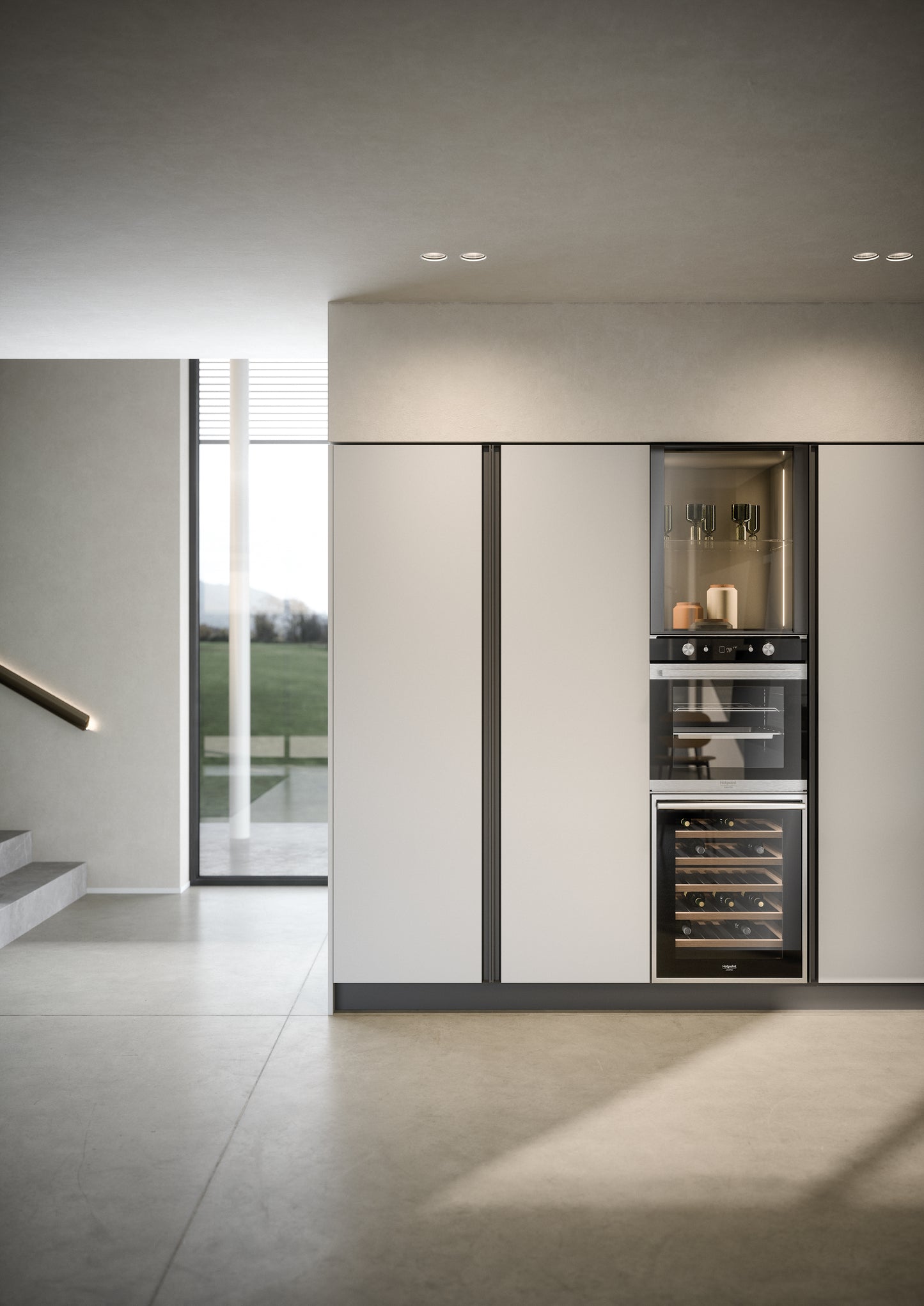 HERA 02 - Cucina ad angolo laccata bianca
