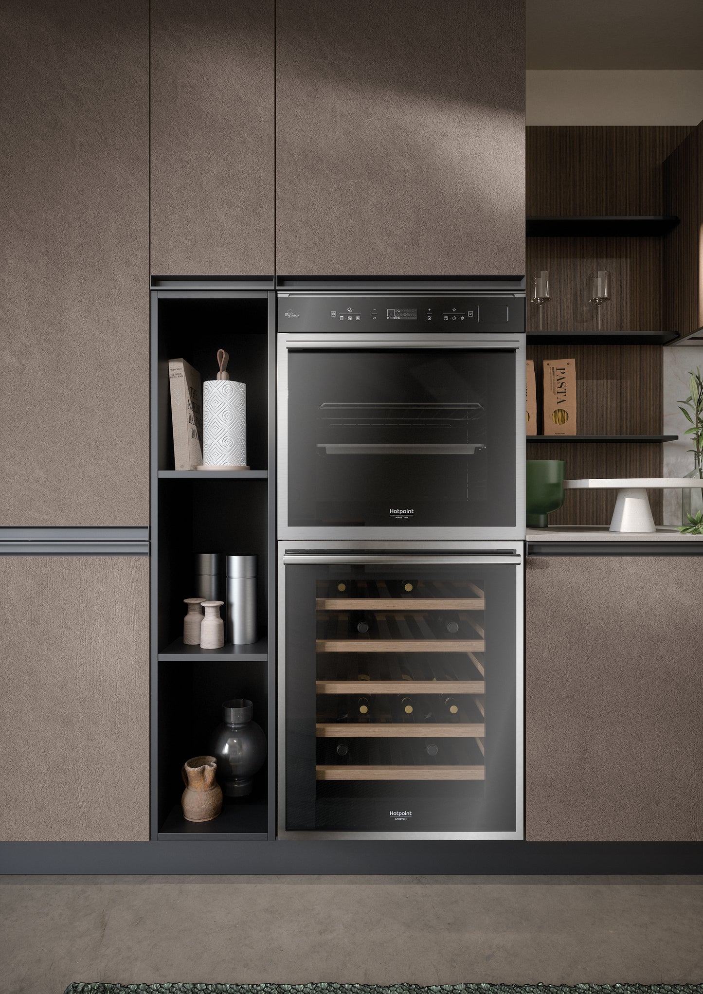 HERA 05 - Cucina moderna con penisola, ideale per open space