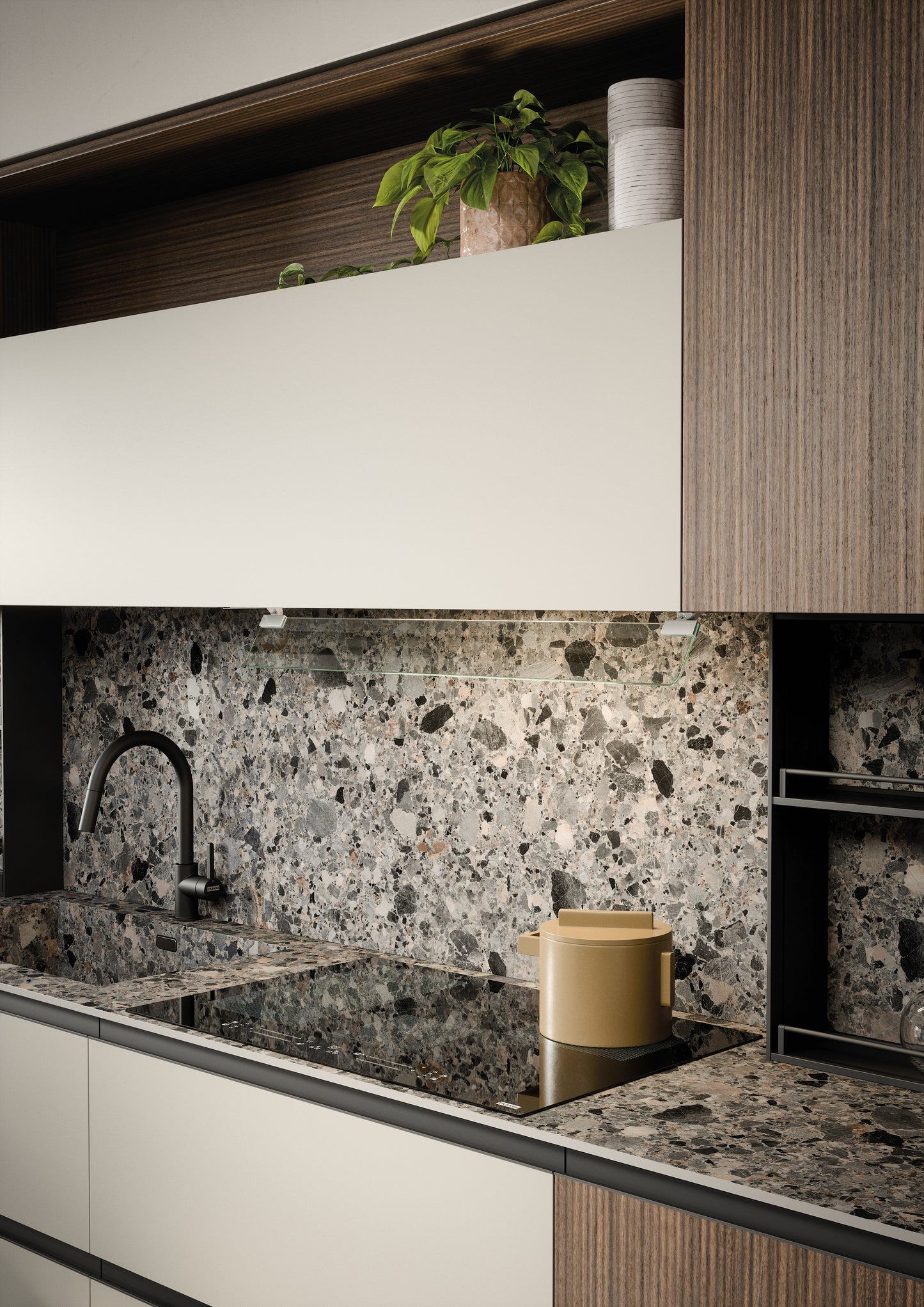 ZOE 06 - Cucina lineare moderna e ricercata