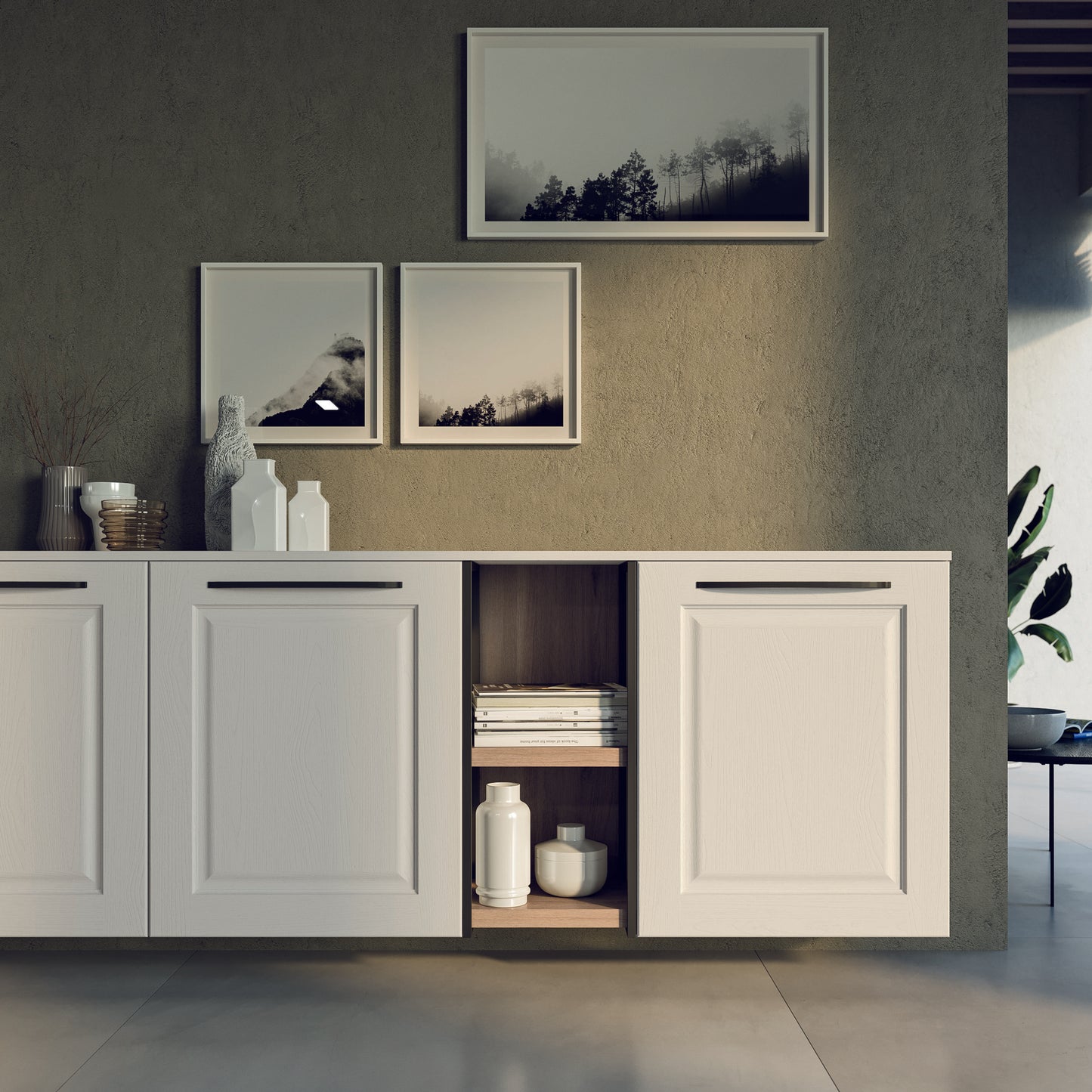 MAYA 03 - Cucina in stile classico con penisola