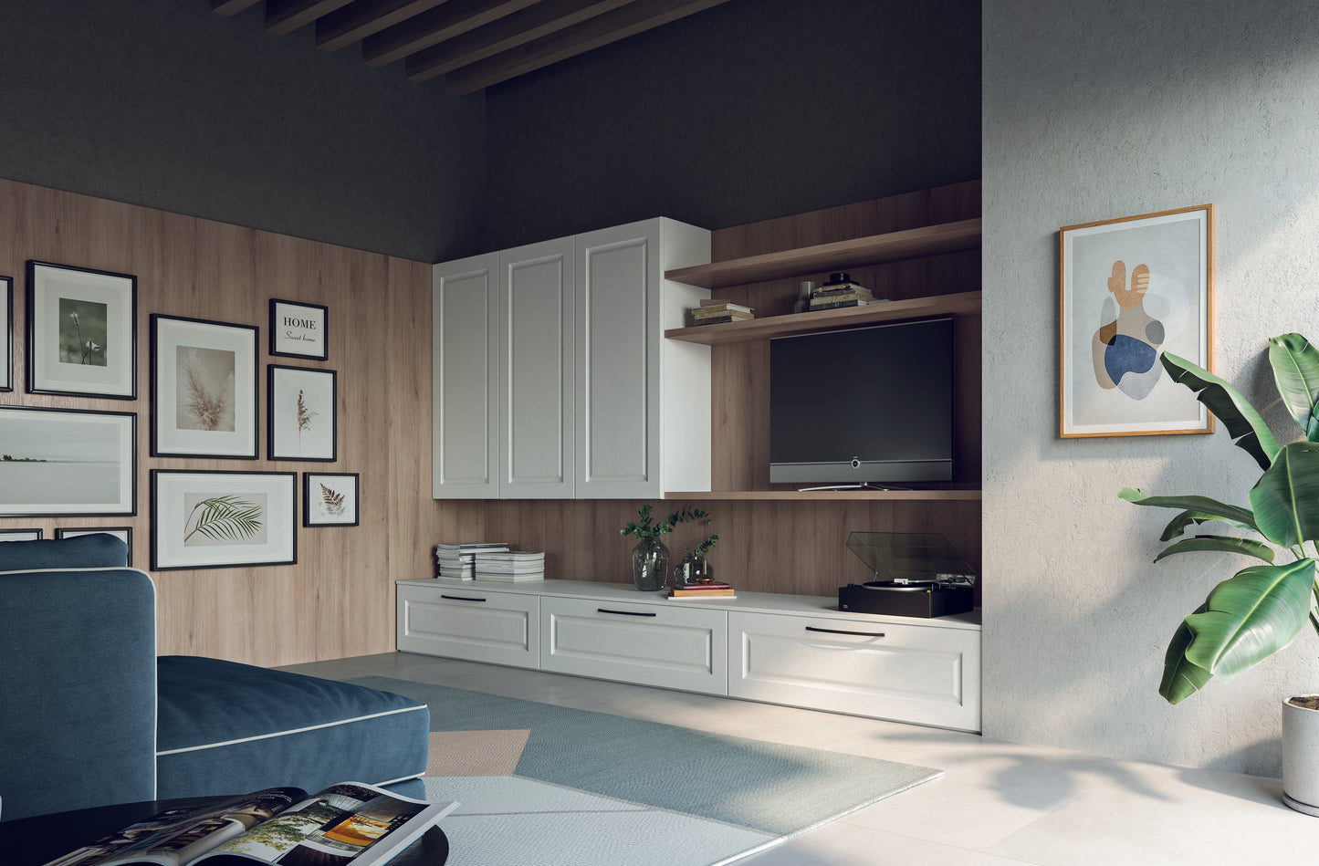 MAYA 03 - Cucina in stile classico con penisola