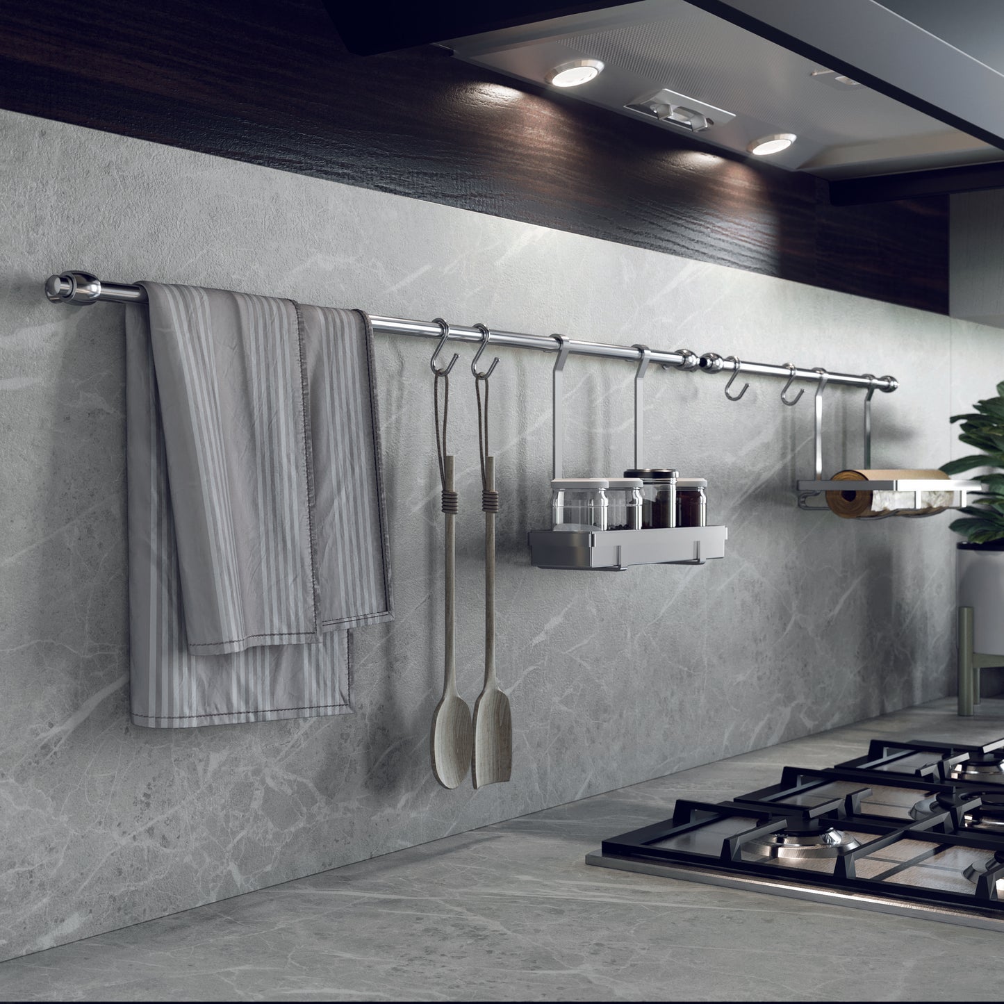 MAYA 05 - Cucina classica lineare, semplice ed elegante