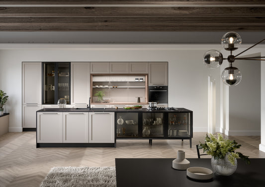 CLIO 03 - Cucina a isola in un attuale retrò