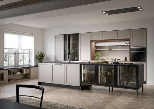 CLIO 03 - Cucina a isola in un attuale retrò
