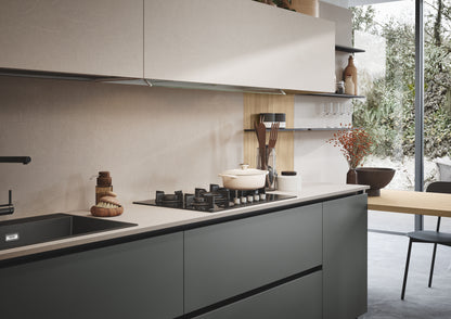 DOMINO 01 - Cucina ad angolo moderna con penisola
