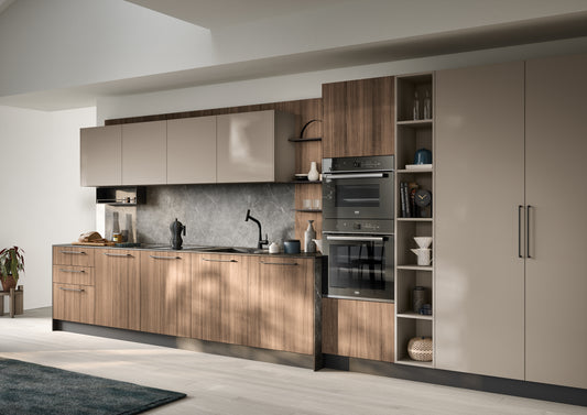 DOMINO 02 - Cucina lineare moderna e robusta
