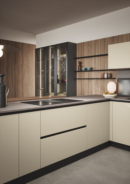 DOMINO 06 - Cucina a golfo per open space moderno