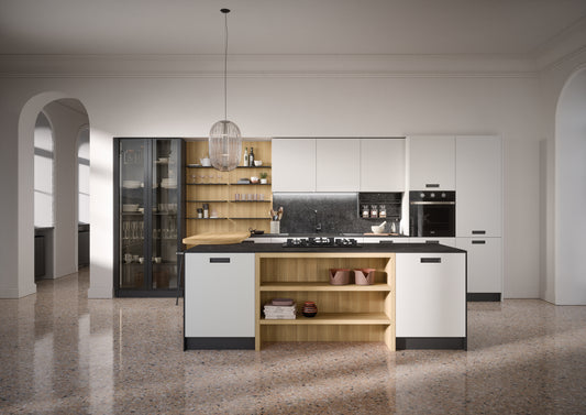 DOMINO 07 - Cucina a isola moderna per open space