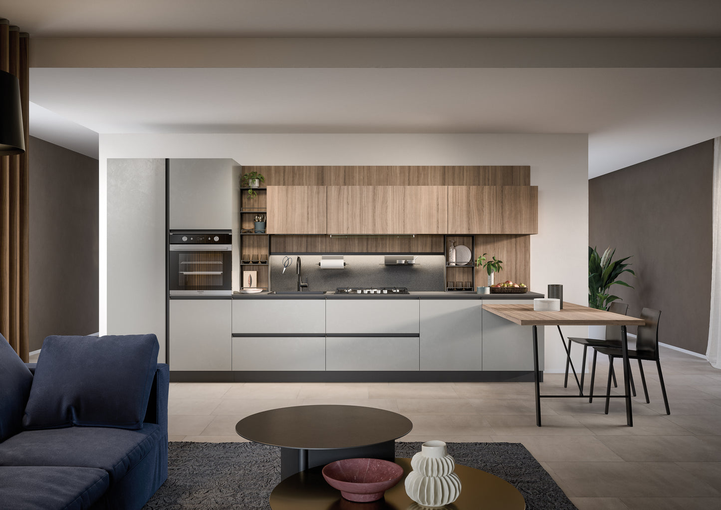 HERA 01 - Cucina lineare, semplice e duratura