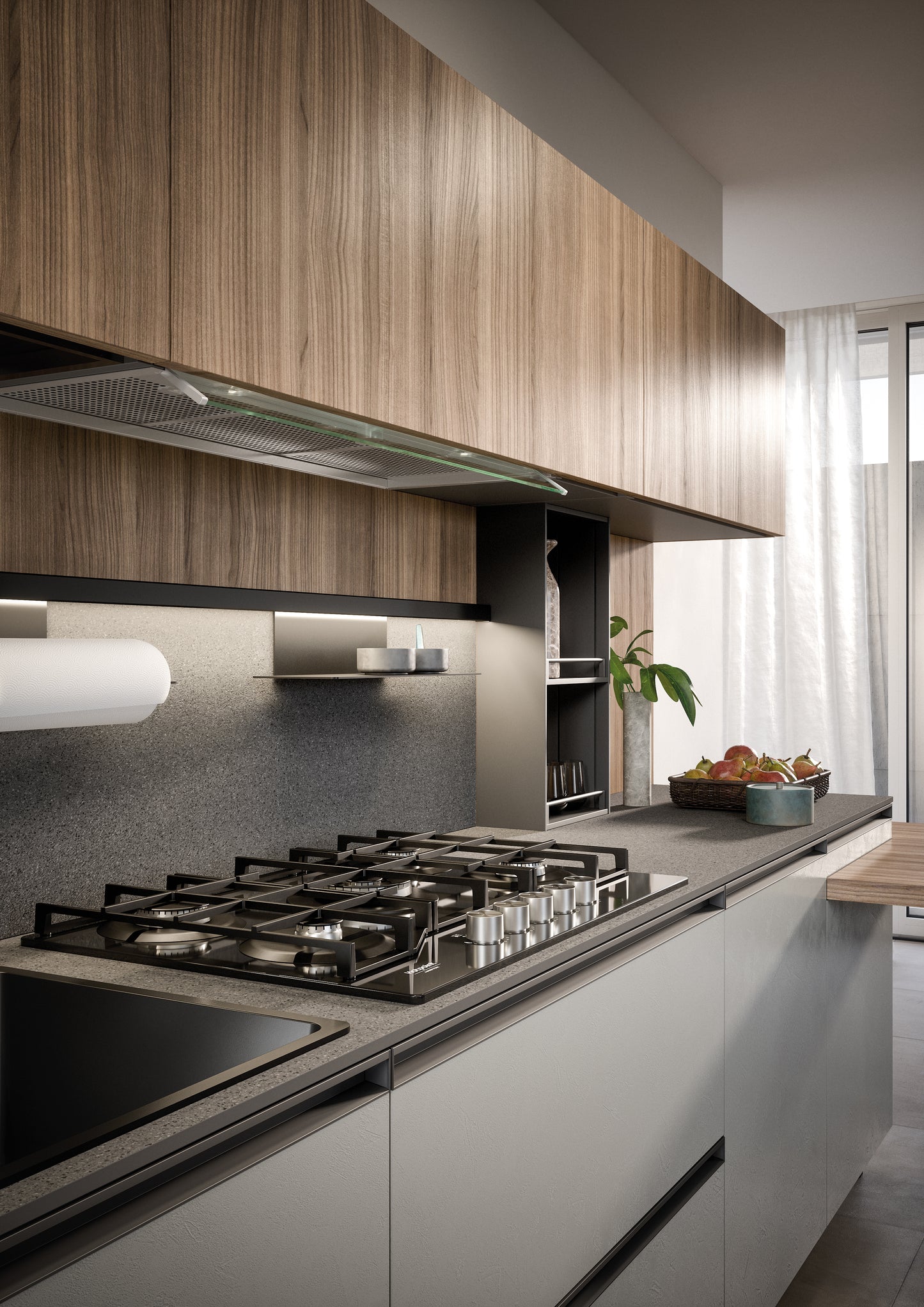 HERA 01 - Cucina lineare, semplice e duratura