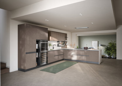HERA 05 - Cucina moderna con penisola, ideale per open space