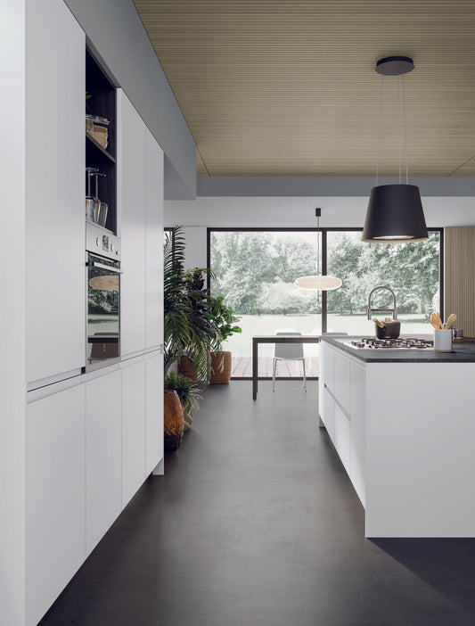FLY 01 - Cucina moderna a isola dal design minimalista