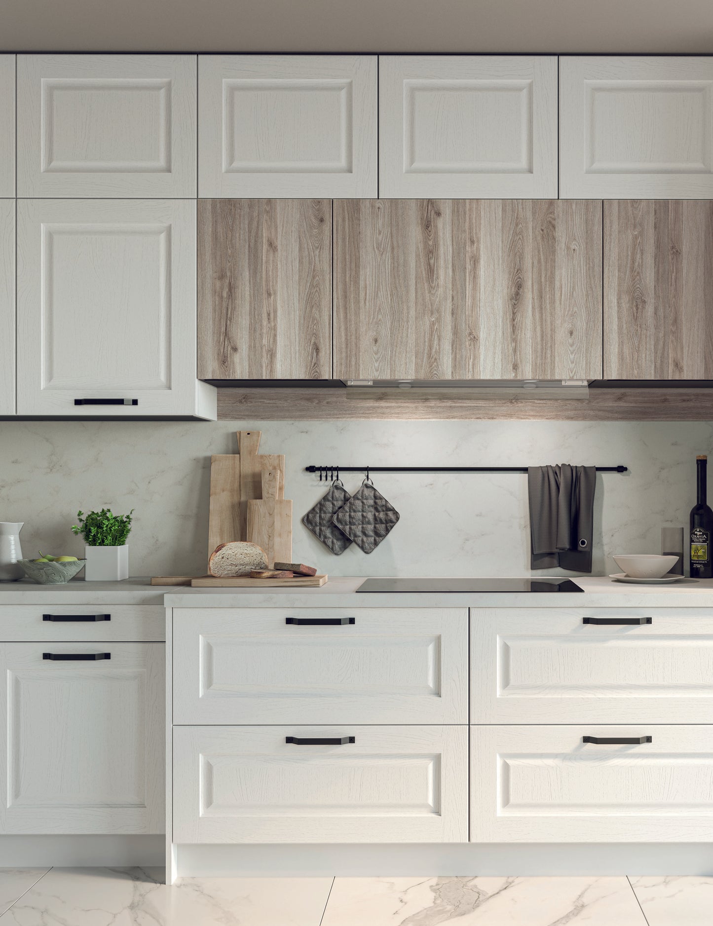 MAYA 01 - Cucina lineare dallo stile classico
