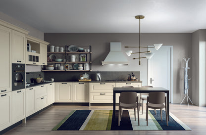 MAYA 04 - Cucina ad "L" in stile classico