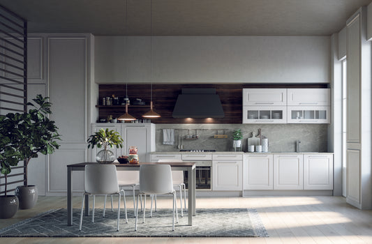 MAYA 05 - Cucina classica lineare, semplice ed elegante
