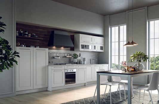 MAYA 05 - Cucina classica lineare, semplice ed elegante