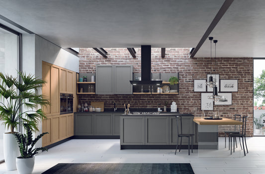 NOAH 01 - Cucina moderna ad angolo con isola