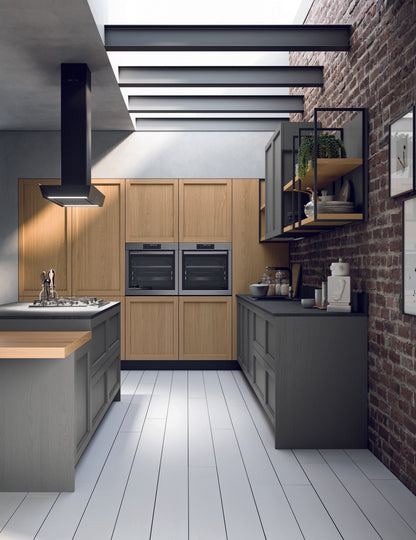 NOAH 01 - Cucina moderna ad angolo con isola